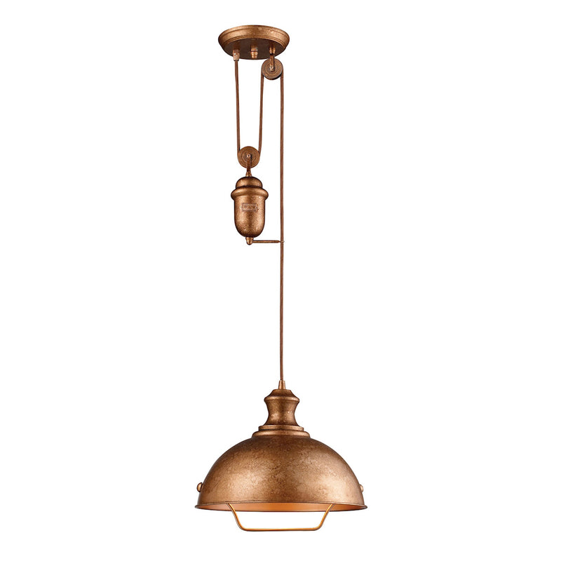 Williford Pulldown Bellwether Copper Pendant