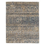 Feizy Palomar Blue Beige Hand Knotted Rug