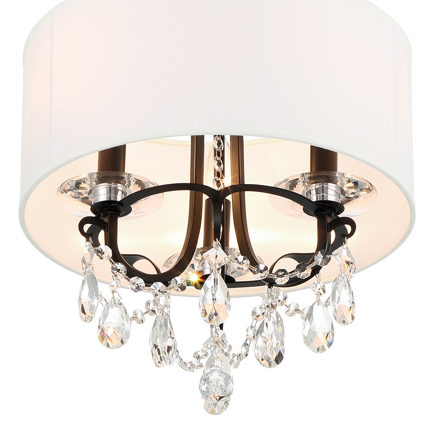 Crystorama Othello 3-Light Shade Mini Chandelier