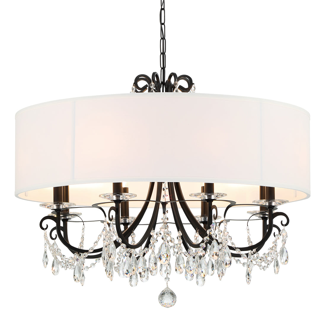 Crystorama Othello Shade 8-Light Chandelier