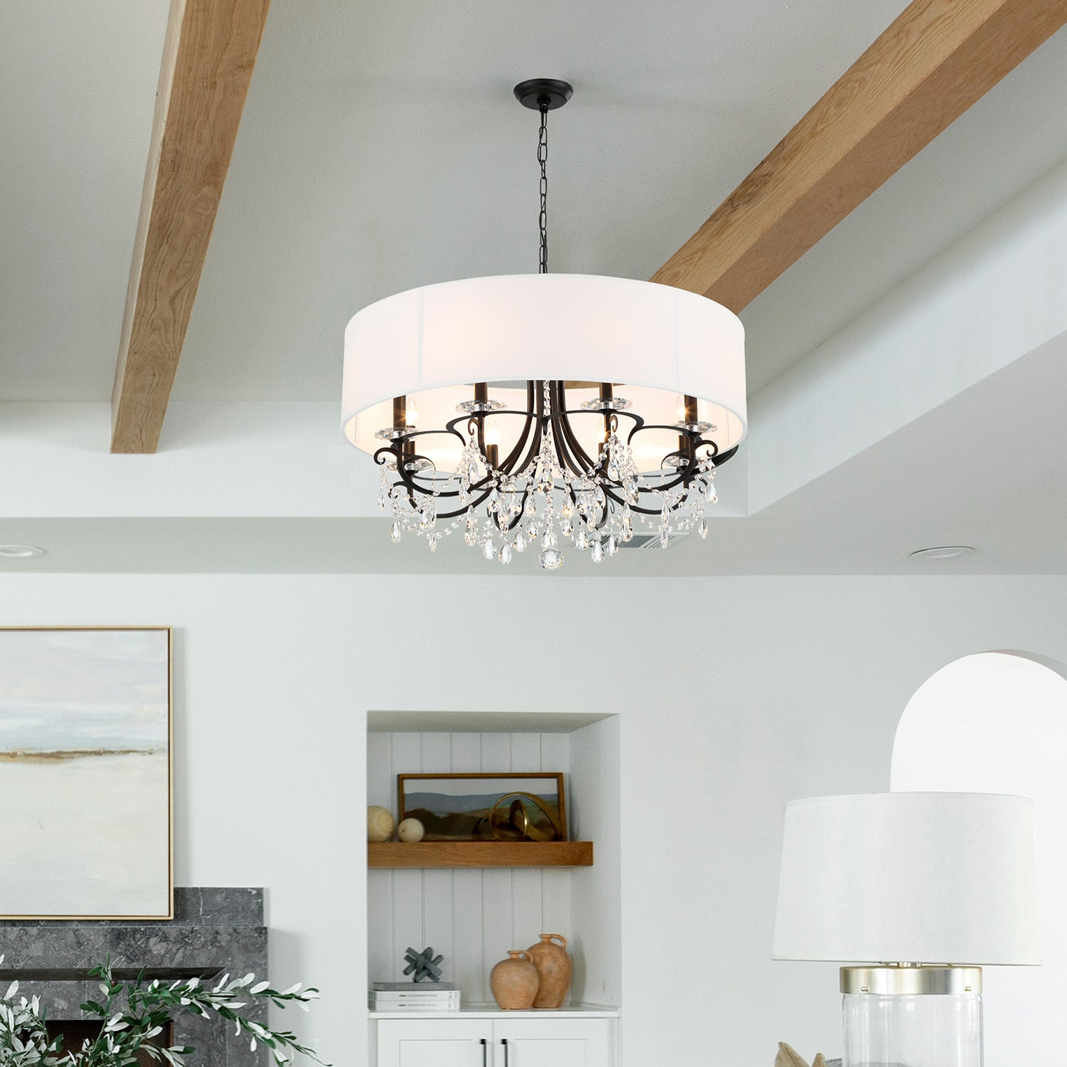 Crystorama Othello Shade 8-Light Chandelier