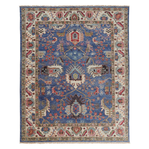 Feizy Beall Blue Multi Hand Knotted Rug