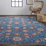 Feizy Beall Blue Hand Knotted Rug
