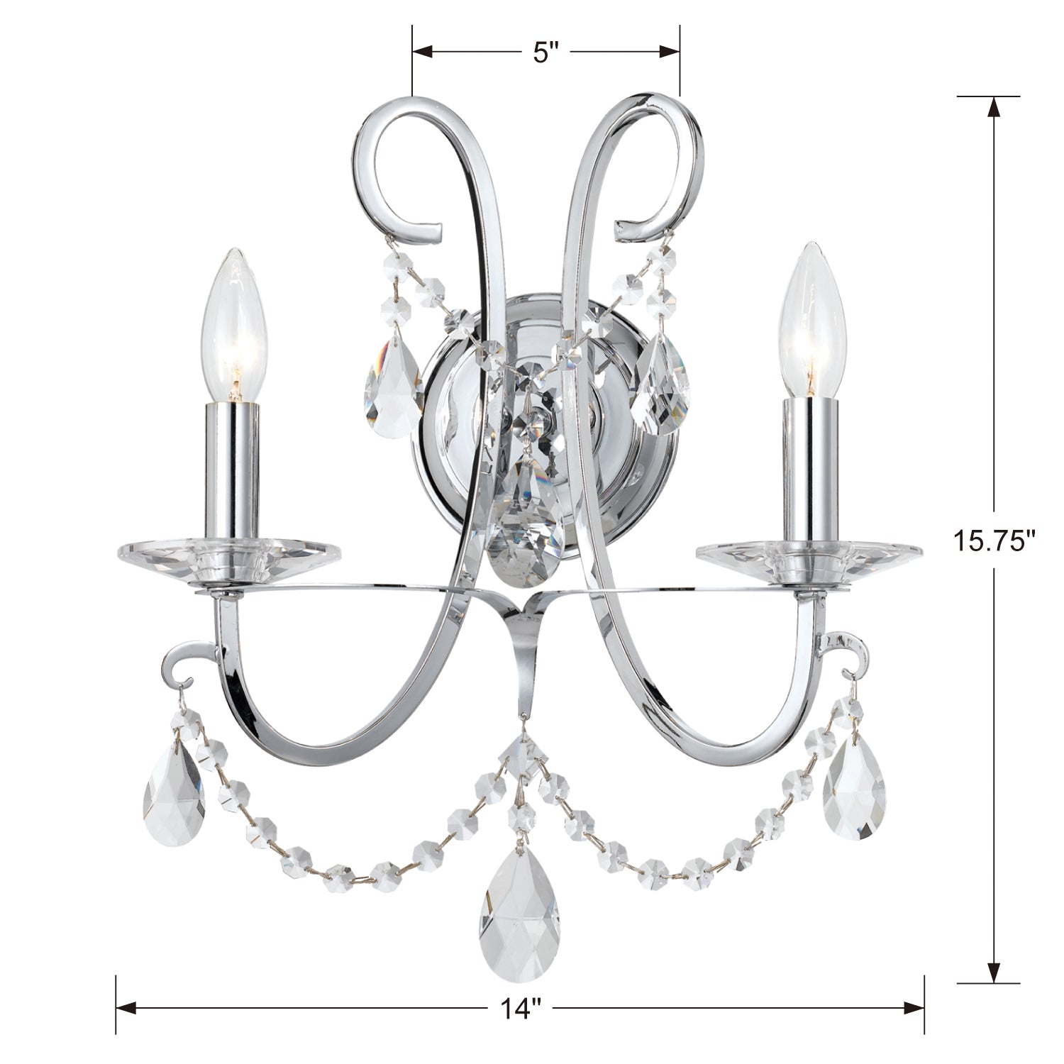 Crystorama Othello Wall Sconce