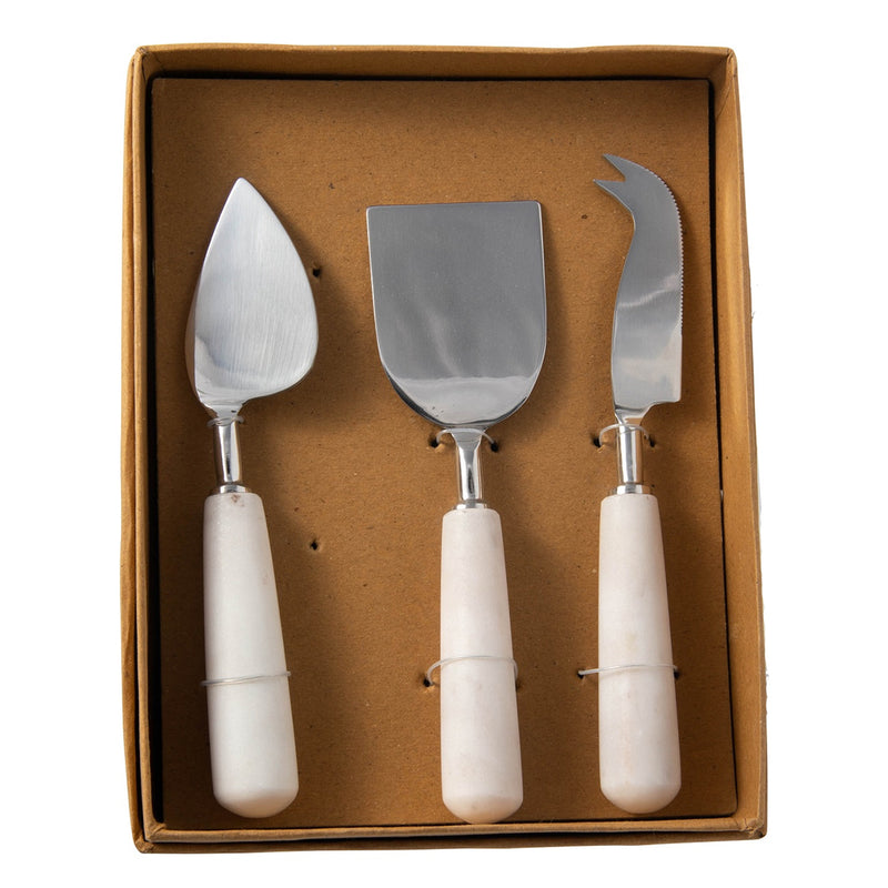 Beckton Marble Cheese Knife Set of 3