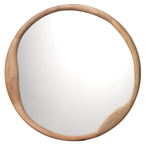 Jamie Young Organic Natural Round Wall Mirror