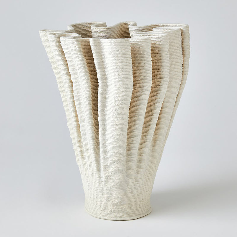 Global Views Ripple Printed Vase