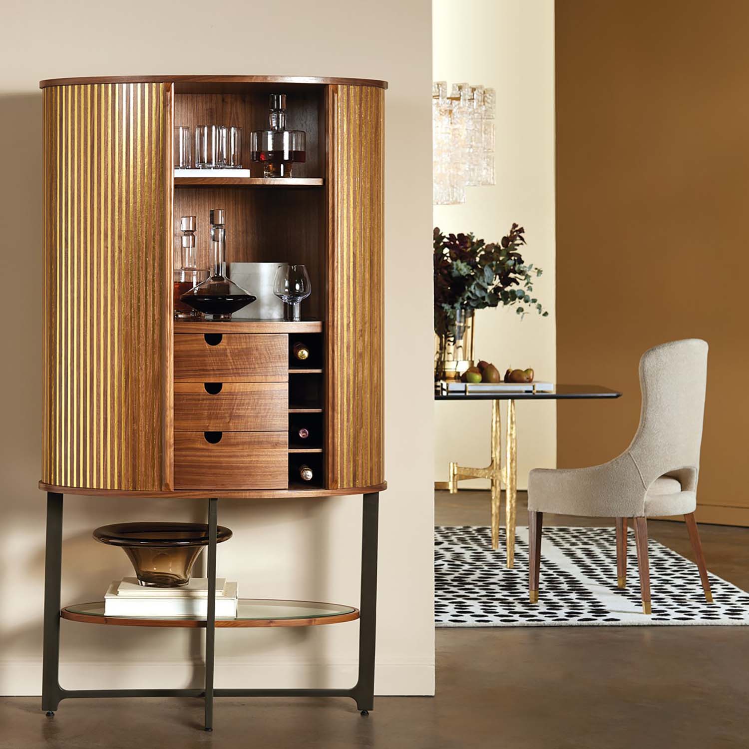 Global Views Cabriolet Tall Cabinet