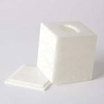 Global Views Alabaster Tissue Box