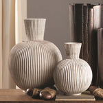 Global Views Furrow Sphere Vase