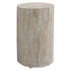 Studio A Driftwood Drum Side Table
