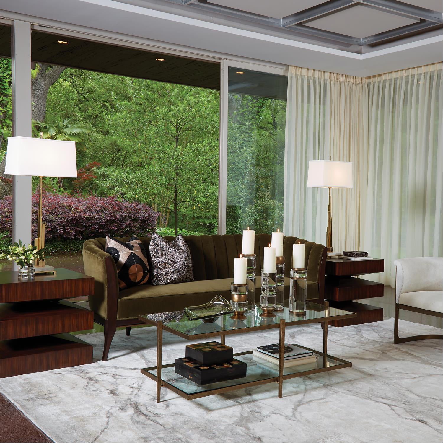 Global Views Laforge Cocktail Table