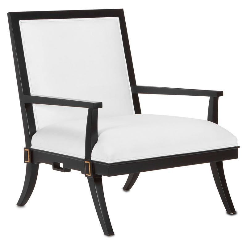 Currey & Co Scarlett Black Chair - Final Sale