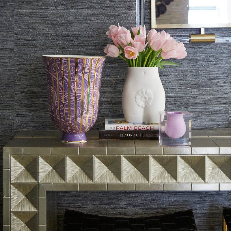 Jonathan Adler Edie Vase Paynes Gray