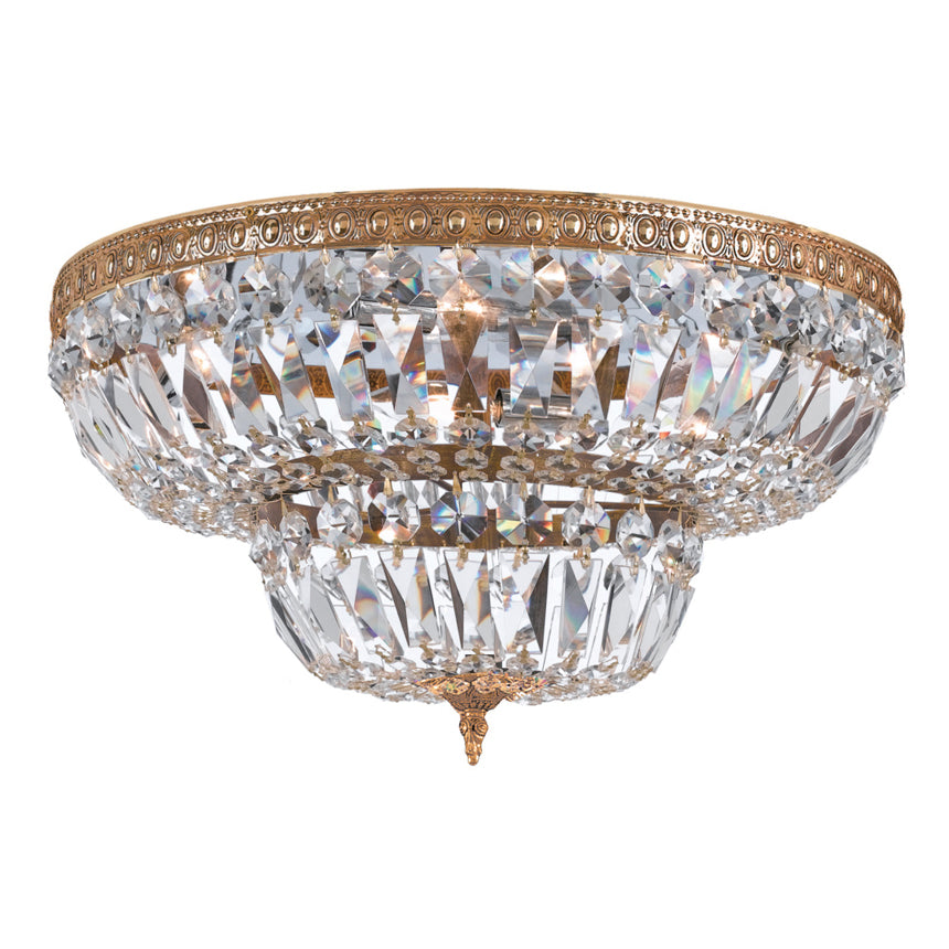 Crystorama Crystal 730 8-Light Flush Ceiling Mount