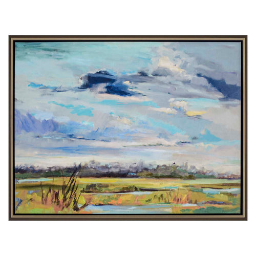 Hallock Marsh Skies Canvas Art