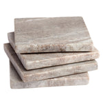 Zion Marble Square Coaster Set of 8