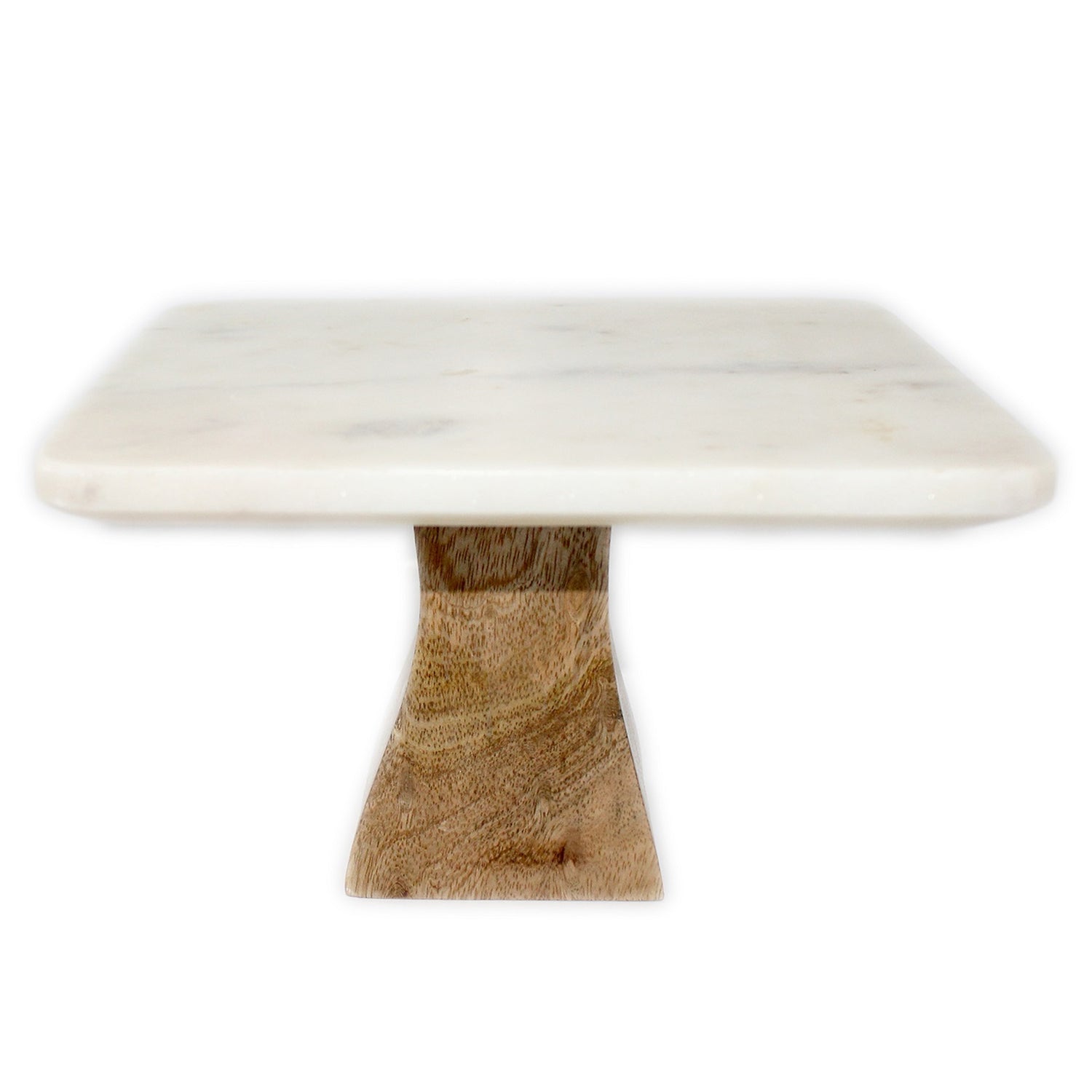 Hannah Square Marble Cake Plate