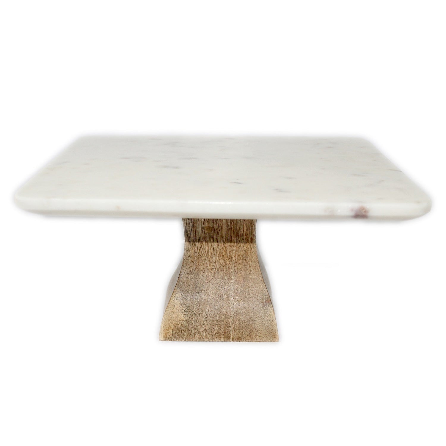 Hannah Square Marble Cake Plate