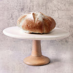 Hannah Round Marble Cake Plate