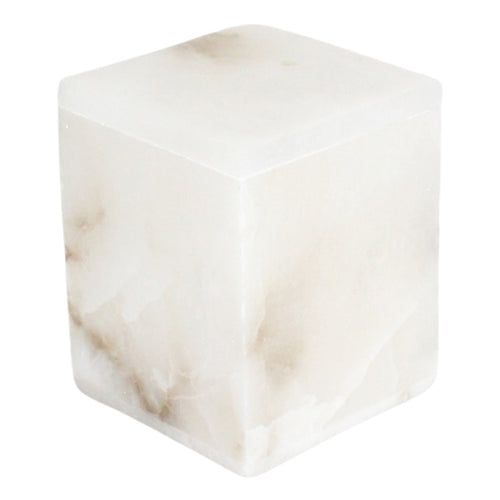 Crowell Alabaster Square Canister