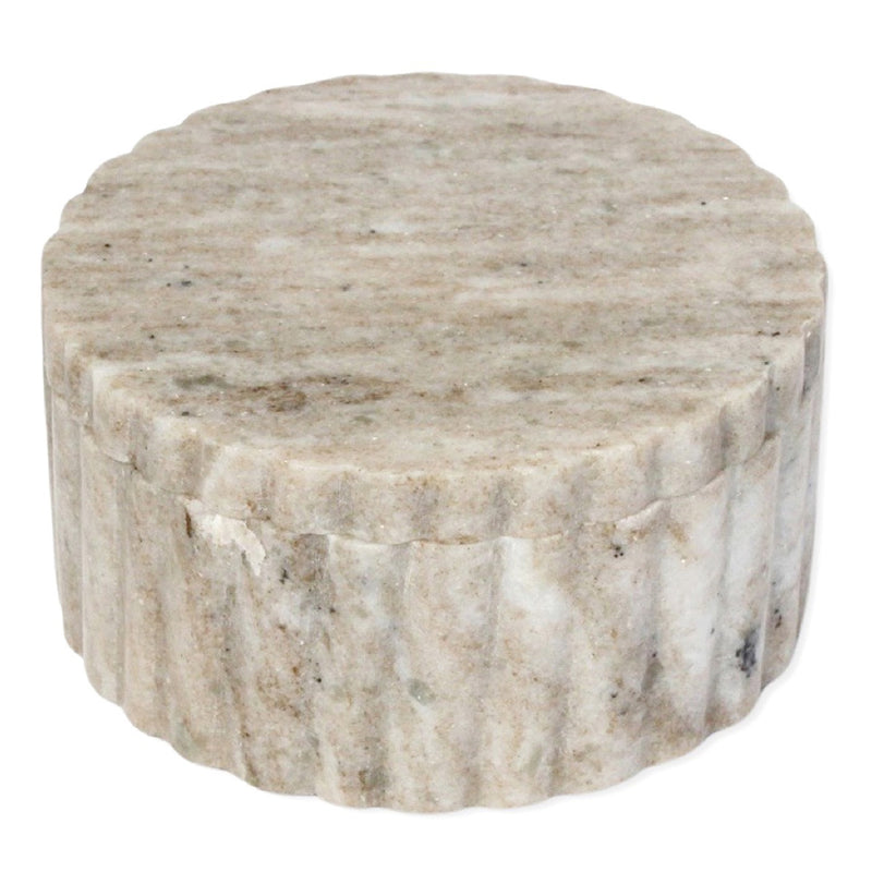 Butler Marble Ribbed Box