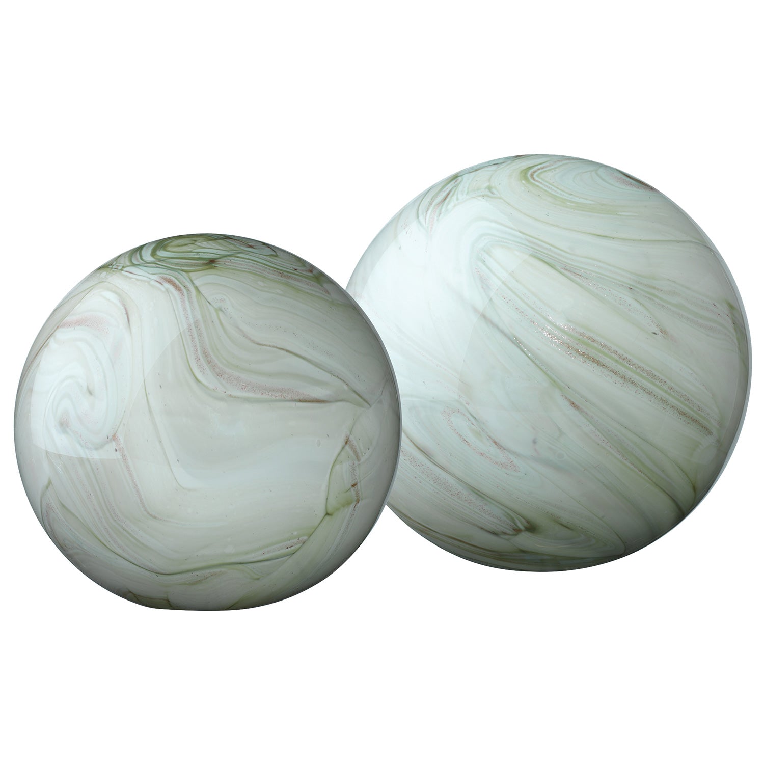 Jamie Young Cosmos Glass Orb Set of 2