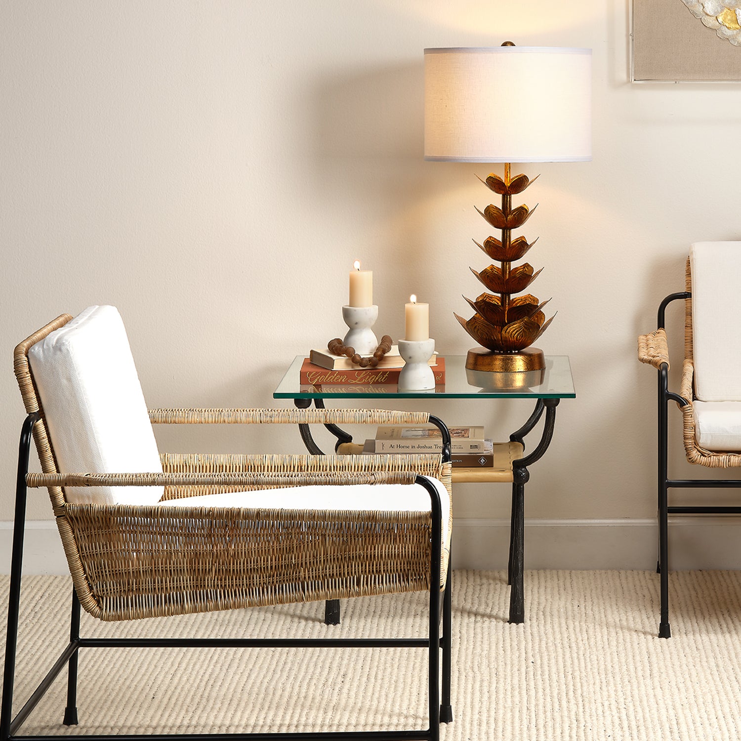 Jamie Young Petit Marble Candlestick Set of 2