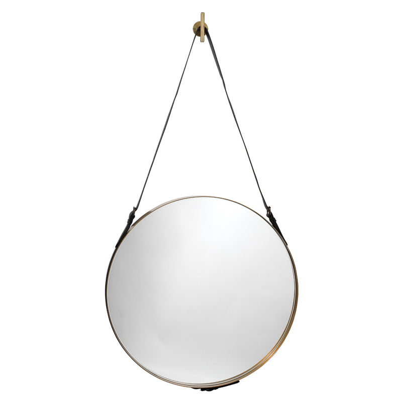 Jamie Young Round Strap Wall Mirror