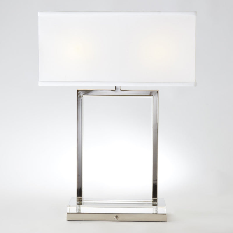 Global Views Mini Crystal Slab Table Lamp