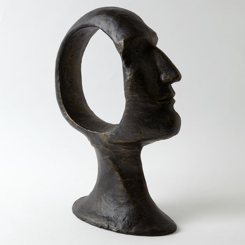 Global Views Hollow Head Sculpture