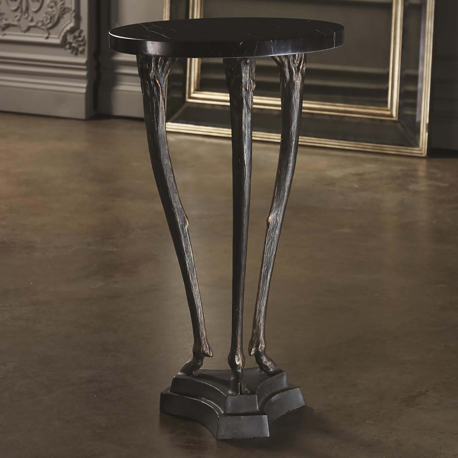 Global Views Fawn Leg Side Table