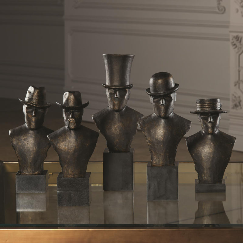 Global Views Bowler Hat Sculpture
