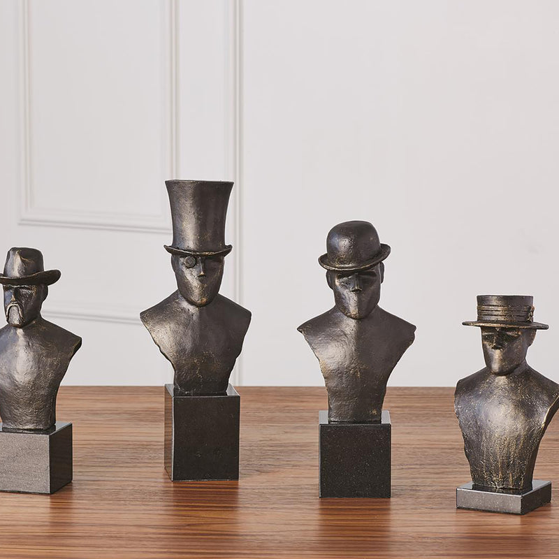 Global Views Bowler Hat Sculpture