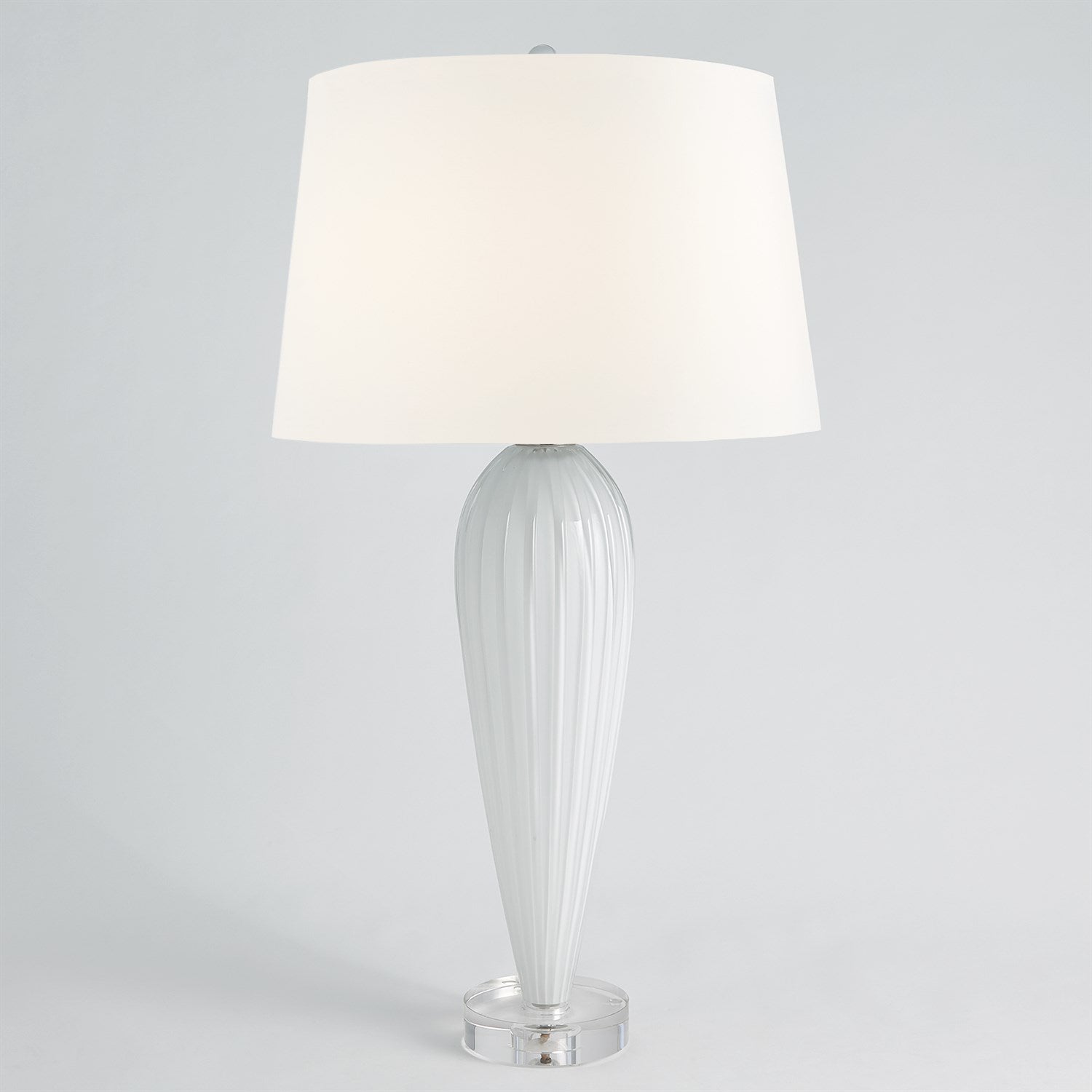 Global Views Teardrop Glass Table Lamp