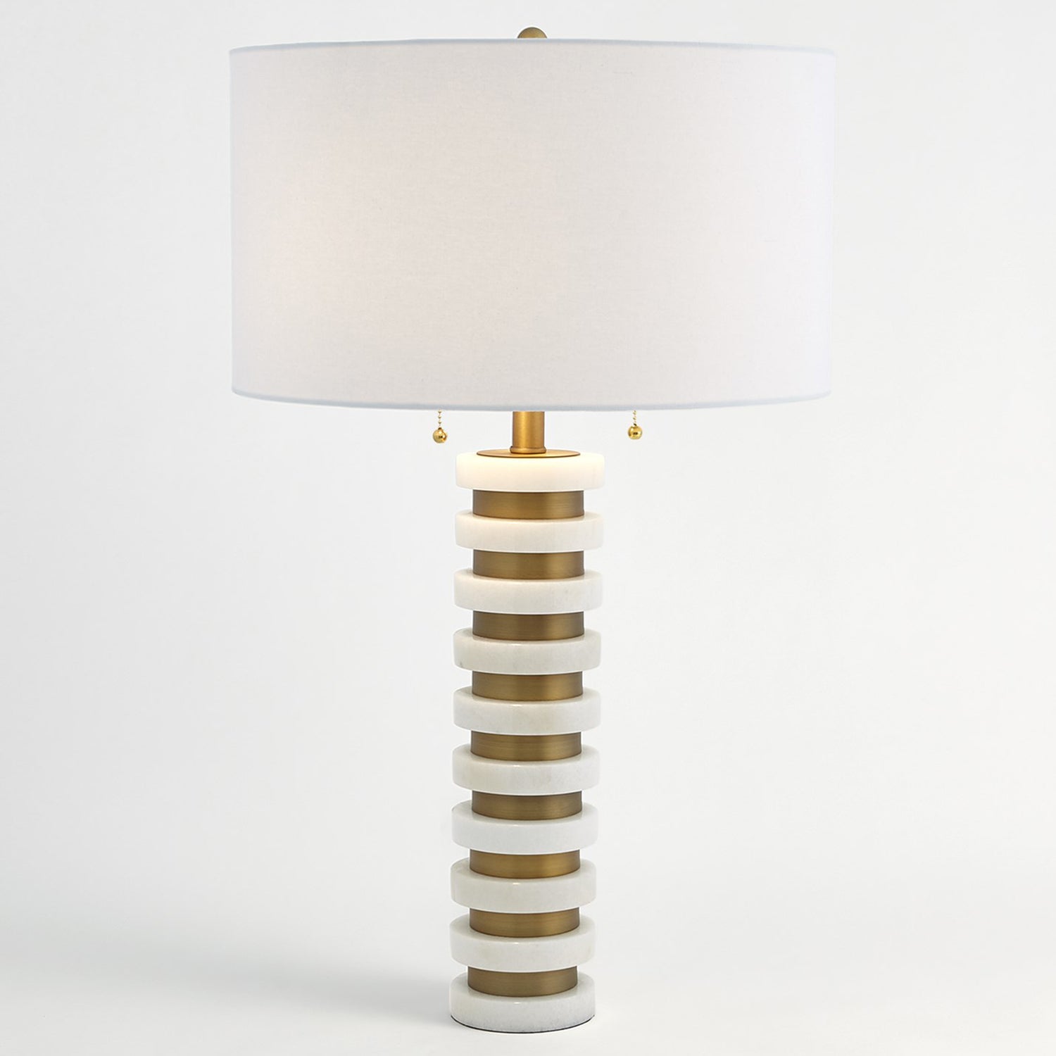 Global Views Marble Slack Table Lamp