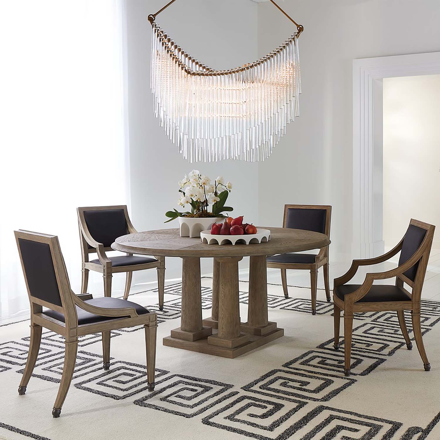 Global Views Draped Glass Chandelier