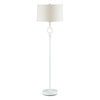 Currey & Co Germaine White Floor Lamp