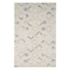 Feizy Anica Ivory Blue Tufted Rug