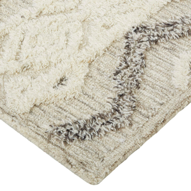 Feizy Anica Gray Tufted Rug
