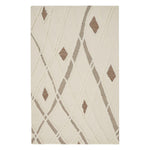 Feizy Anica Ivory Brown Tufted Rug