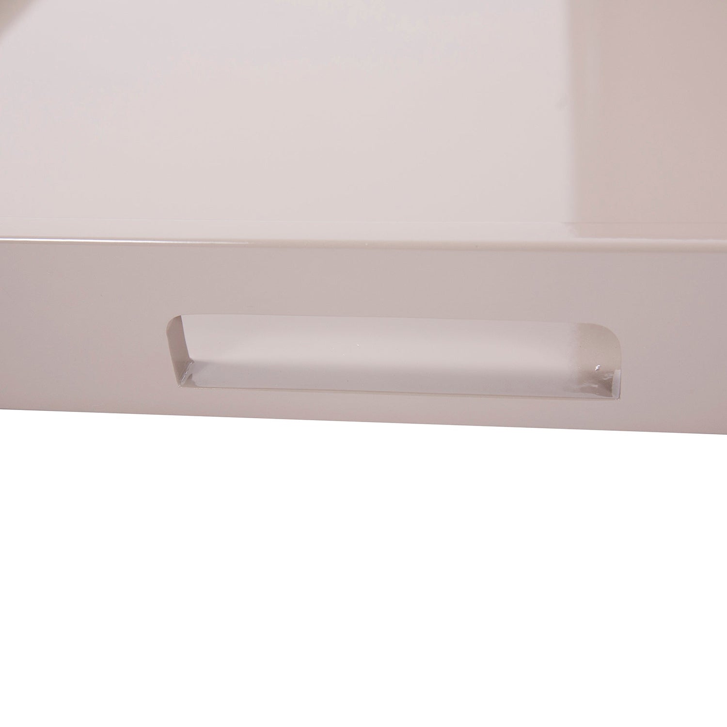 Lacquer Square Wood Tray Set of 2