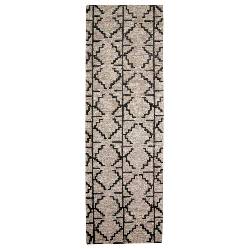 Feizy Enzo Charcoal Gray Tufted Rug