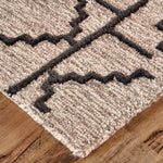 Feizy Enzo Charcoal Gray Tufted Rug