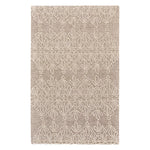 Feizy Enzo Ivory Taupe Tufted Rug