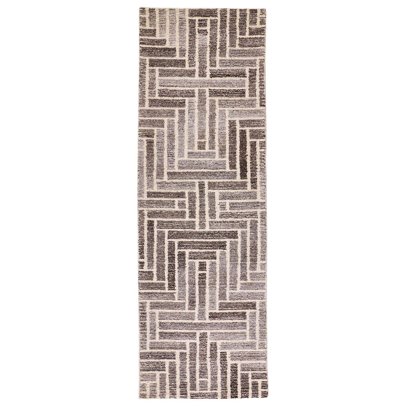 Feizy Asher Taupe Natural Tufted Rug