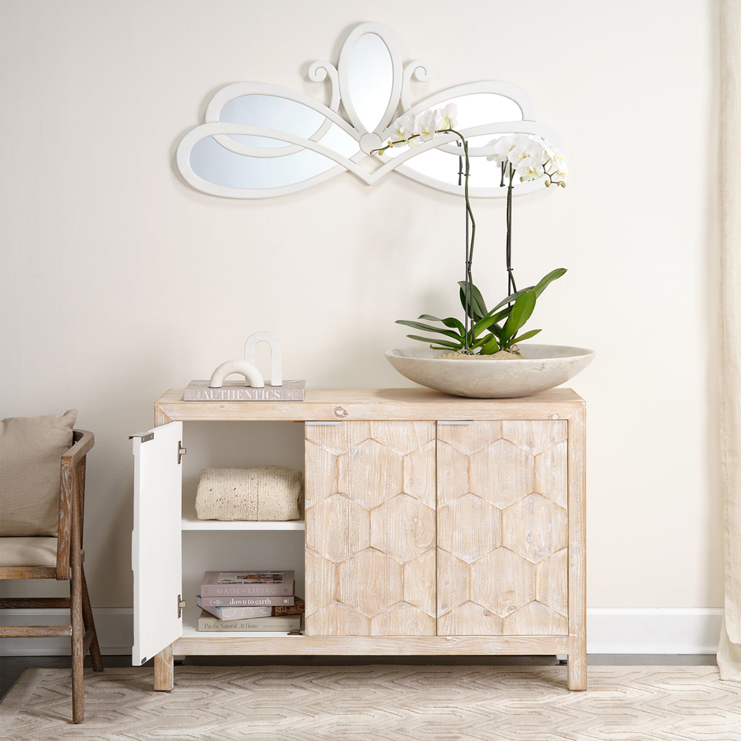 Lifestyle by Jamie Young Burke Scroll Mirror