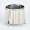 Global Views Corrugated Bamboo Cachepot