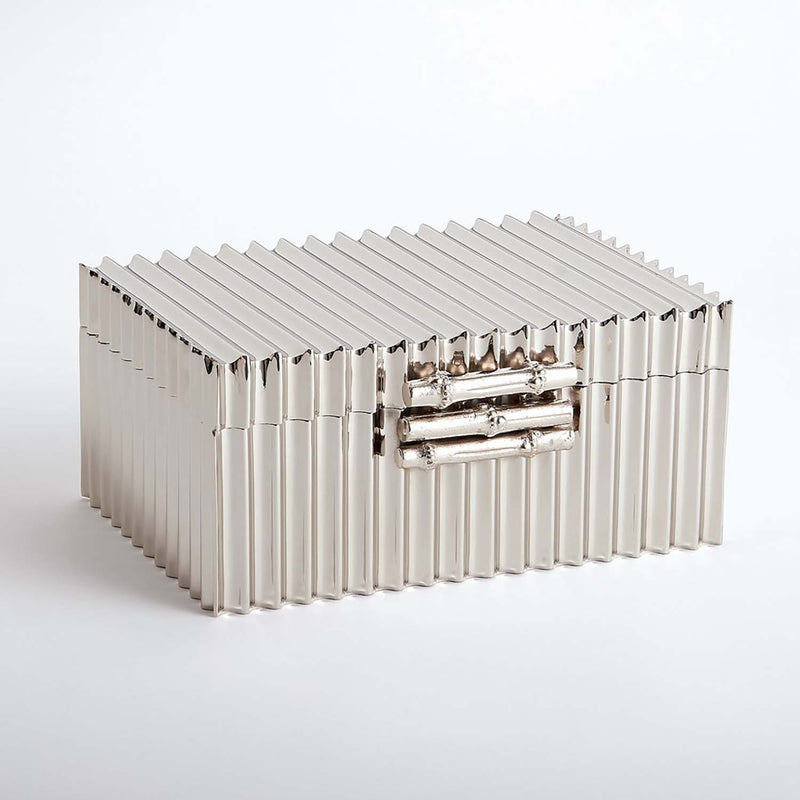 Global Views Corrugated Bamboo Box