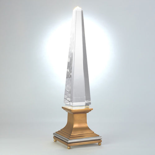 Global Views Illuminated Crystal Obelisk